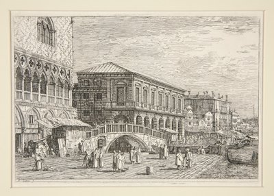 Le Preston, V., (La prisión, Venecia]), de la serie Vedute (Vistas) de Canaletto (Giovanni Antonio Canal)
