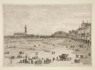 Pr? della Valle, de la serie Vedute (Vistas) de Canaletto (Giovanni Antonio Canal)