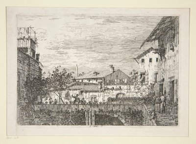 La Terraza, de la serie Vedute (Vistas) de Canaletto (Giovanni Antonio Canal)