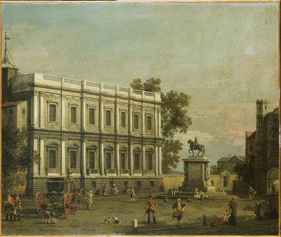 Un capricho de edificios en Whitehall de Giovanni Antonio Canal