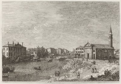 Al Dolo, c. 1735-1746 de Canaletto