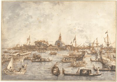 Festival del Día de la Ascensión en Venecia, 1765-1766 de Canaletto