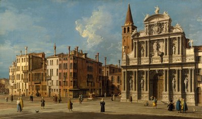 Campo Santa Maria Zobenigo, Venecia de Giovanni Antonio Canal