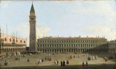 Canaletto - Plaza de San Marcos, Venecia, c.1756 de Canaletto