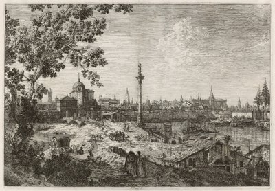 Vista imaginaria de Padua, c. 1735-1746 de Canaletto