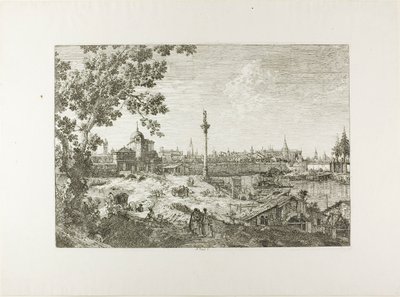Vista imaginaria de Padua, desde Vedute de Canaletto