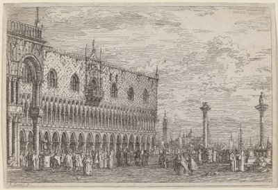 La Piera del Bando. V. de Canaletto