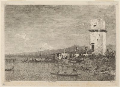 La Torre de Malghera de Canaletto