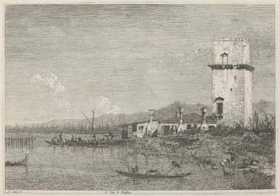 La Torre de Malghera de Canaletto