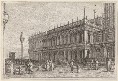 La librería. V. de Canaletto