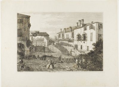 Las puertas de Dolo, de Vedute de Canaletto