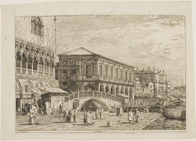 Le Preson. V., de Vedute de Canaletto