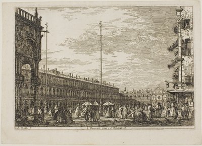 le Procuratie niove e S. Ziminian V., de Vedute de Canaletto