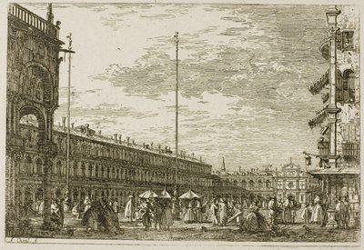 Le Procuratie niove e S. Ziminian V, de Vedute de Canaletto