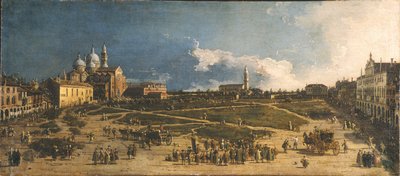 Prà della Valle en Padua, 1740s de Giovanni Antonio Canal