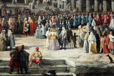 Recepción del embajador francés en Venecia de Canaletto