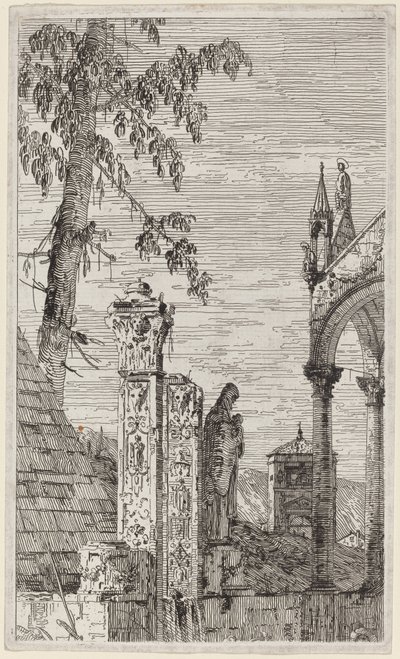 La tumba del obispo de Canaletto