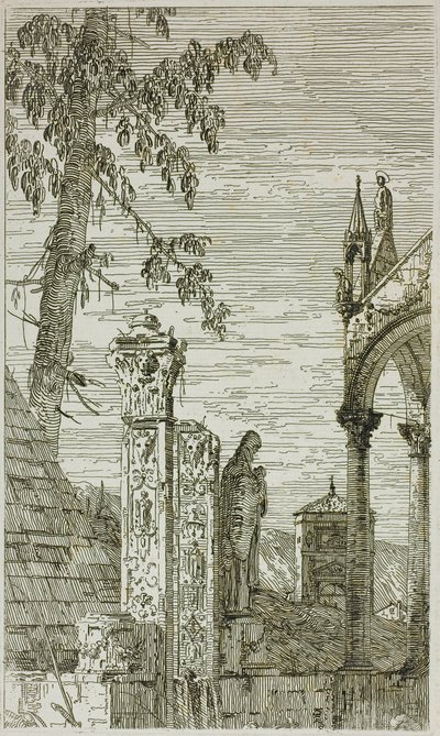 La tumba del obispo, de Vedute de Canaletto