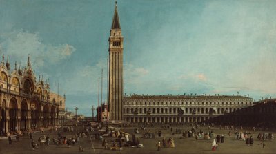 La Piazza San Marco, Venecia, 1742-1745 de Giovanni Antonio Canal