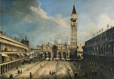 Plaza de San Marcos de Venecia de Canaletto