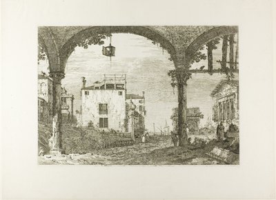 El Pórtico con la Linterna, de Vedute de Canaletto