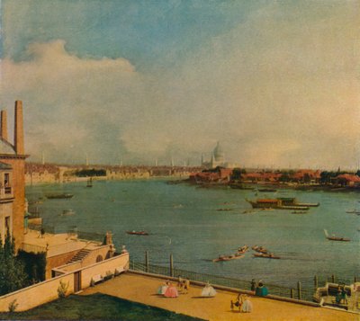 El Támesis desde Richmond House, 1746 de Giovanni Antonio Canal