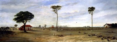 Campamento fortificado en Paso de Patria, Paraguay de Candido Lopez