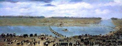 El cruce del río Santa Lucía, Uruguay de Candido Lopez