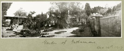 Jardín de Getsemaní, 14 de diciembre de 1917 de Capt. Arthur Rhodes