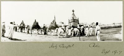 Alfombra Sagrada, El Cairo, septiembre de 1917 de Capt. Arthur Rhodes