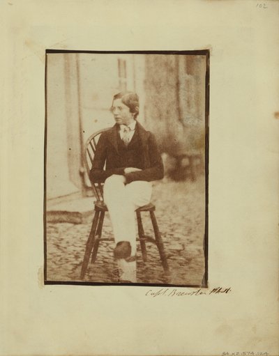 Retrato de un niño joven de Capt. Henry Craigie Brewster