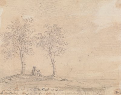 Una morera cerca de la Puerta Grande del Monasterio de San Agustín de Capt. Thomas Hastings