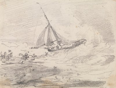 Un velero en mares agitados, Hastings de Capt. Thomas Hastings