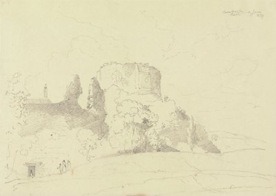 Castillo de Carisbrooke, Isla de Wight de Capt. Thomas Hastings