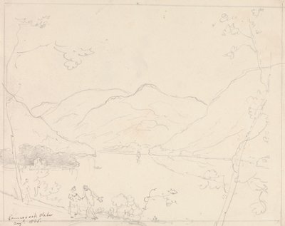 Crummock Water, agosto de 1835 de Capt. Thomas Hastings