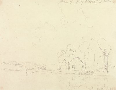 Desde el río Beaulieu, Hampshire de Capt. Thomas Hastings