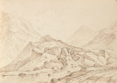 Cascada de Gowland, Gap of Dunloh, 6 de septiembre de 1841 de Capt. Thomas Hastings