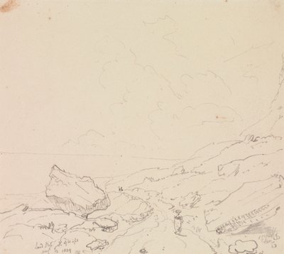 Desprendimiento de tierras, Isla de Wight, 13 de agosto de 1829 de Capt. Thomas Hastings