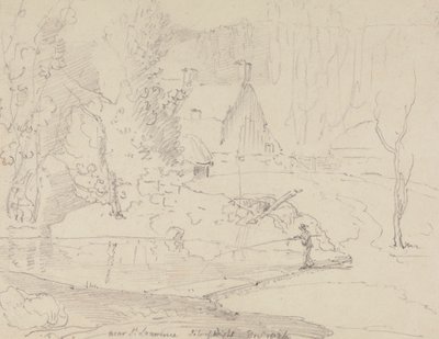 Cerca de Saint Lawrence, Isla de Wight, diciembre de 1826 de Capt. Thomas Hastings