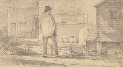 En la playa de Hastings, agosto de 1821 de Capt. Thomas Hastings