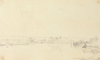 En la Medina, cerca de Cowes, Isla de Wight de Capt. Thomas Hastings