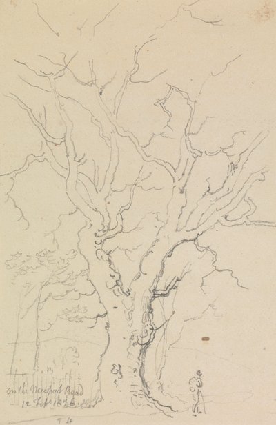 En la carretera de Newport, 12 de febrero de 1826 de Capt. Thomas Hastings