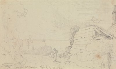 En la carretera de West Cowes a Newport de Capt. Thomas Hastings