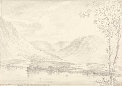 Parte de Mellbreak sobre el lago Crummock, 1 de agosto de 1835 de Capt. Thomas Hastings