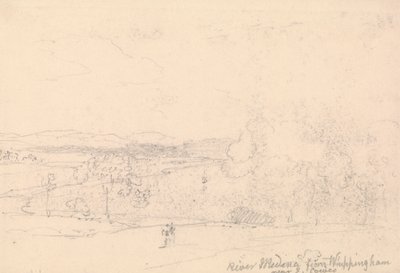 Río Medina desde Whippingham, cerca de East Cowes de Capt. Thomas Hastings