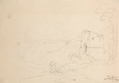 Ruinas de la iglesia de Walton, Clevedon, 6 de septiembre de 1845 de Capt. Thomas Hastings