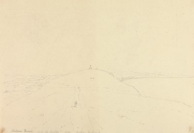 Shalcombe Down cerca de las Needles, mirando hacia el este de Capt. Thomas Hastings