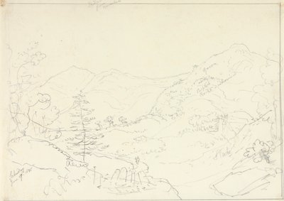 Skiddaw desde Borrowdale, sábado 27 de junio de 1835 de Capt. Thomas Hastings