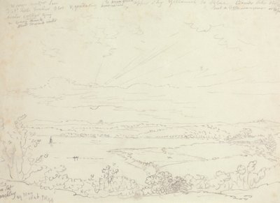 Puesta de sol, Beachley, 29 de mayo de 1846 de Capt. Thomas Hastings
