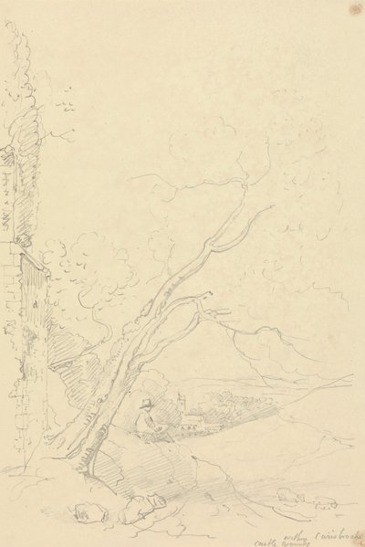 En los terrenos del castillo de Carisbrooke, Isla de Wight de Capt. Thomas Hastings
